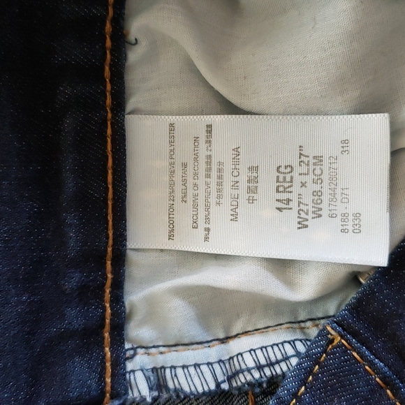 Levi's Performance 511 Slim jeans 👖 Young men's EUC - Picture 10 of 10